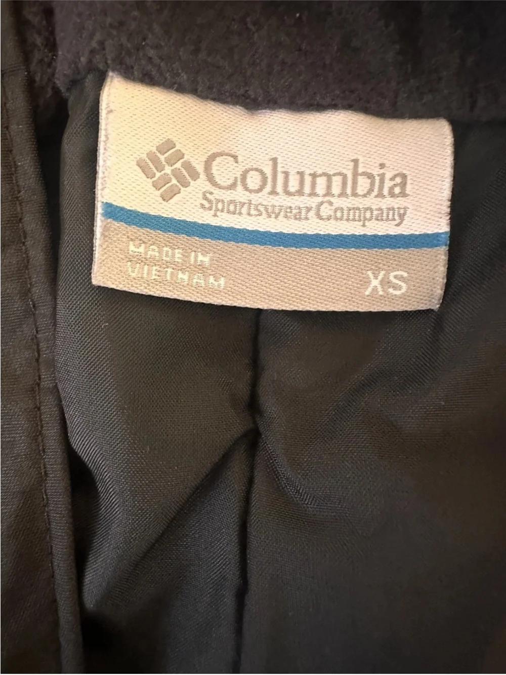 Columbia boys XS snowbib excellent condition